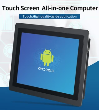 Промышленный емкостный сенсорный экран Android 12 дюймов, ПК, встроенный мини-компьютер