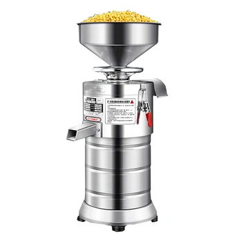 Коммерческая машина для приготовления соевого молока из нержавеющей стали, Электрическая машина для измельчения соевого шлама 220 В