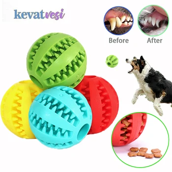 Игрушки для домашних собак Резиновый мяч повышенной прочности Эластичности, Игрушка для жевания щенков, мяч для чистки зубов, Мяч для шлифовки зубов, Товары для домашних животных