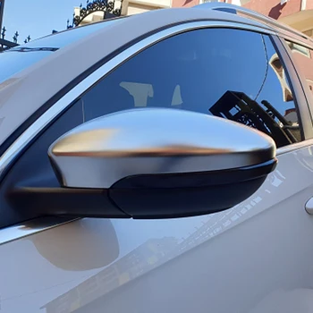 Матовые Хромированные Крышки Боковых зеркал Заднего Вида для VW Passat CC B7 Scirocco Jetta MK6 Beetle, Боковая крышка, замена 2010 2011 2012 2013 2014