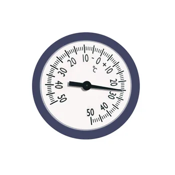 Мини-термометр 38 мм Встроенный Механический Без батареи, Багажная сумка, коробка, Измеритель температуры, Монитор, Датчик Температуры