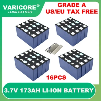 16шт 3.7 V 173Ah литиевая батарея большой одиночный элемент питания для 3s 10s 12v 24v 36v электромобиль Вне сети Солнечный Ветер Налог бесплатно