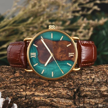 Мужские часы из смолы BOBO BIRD, роскошный бренд Montre Homme, кварцевые наручные часы, мужские часы, простые часы, подарки, прямая поставка