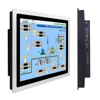 17-дюймовый Встроенный Мини-планшетный Компьютер, Промышленный панельный ПК с емкостным сенсорным экраном, Универсальный ПК для Win10 Pro 1280 * 1024