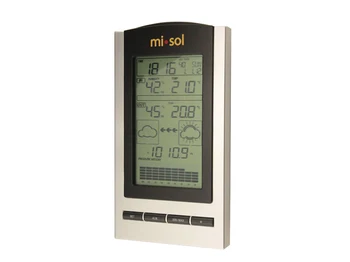MISOL / беспроводная метеостанция с датчиком температуры и влажности наружного воздуха, ЖК-дисплеем, барометром WH1150-1