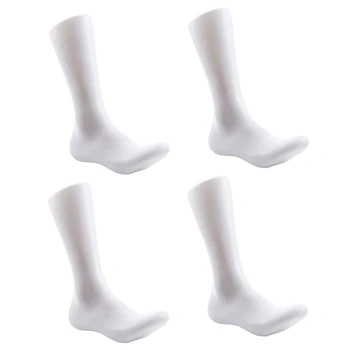 4X Мужские ножки, Форма для демонстрации носков-манекенов, Короткий чулок, мужской