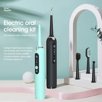 Электрическая Зубная щетка, Звуковая Зубная щетка, средство для удаления зубного камня, автоматическая водонепроницаемая Зубная щетка для удаления камней, USB Перезаряжаемая Зубная щетка