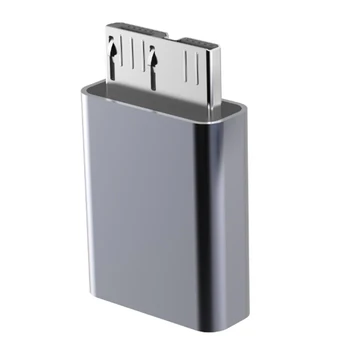 USB C к Micro B USB3.0 Адаптер Type C Женский к Micro B Мужской Быстрая зарядка USB Micro 3.0 к Type C Суперскоростной для жесткого диска