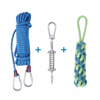 Подвесная Веревка для упражнений на открытом воздухе, Пружинящий Тренажер для мышц, хорошие инструменты для упражнений для собак всех возрастов