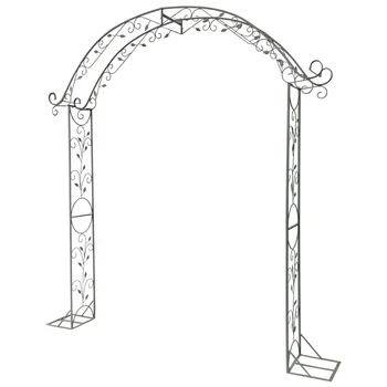 Садовая металлическая ландшафтная арка, наружная садовая арка, декоративная арка из кованого железа, садовая арка
