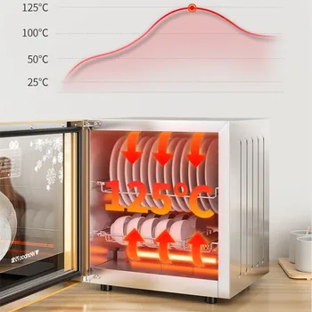 Бытовая настольная высокотемпературная Кухонная посуда, Настольный шкаф для дезинфекции палочек для еды, стерилизатор посуды для бытовой техники