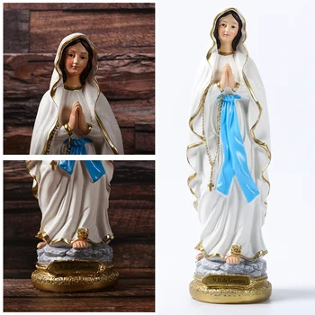 Богоматерь Благодати, Фигурка Пресвятой Девы Марии, Религиозный подарок ручной работы, украшение для дома