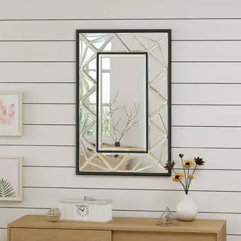 Прямоугольное настенное зеркало Gustavo Glam, зеркальное