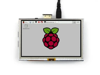 Raspberry Pi 5-дюймовый HDMI ЖК-дисплей с сенсорным экраном 800x480 Поддерживает любую версию Raspberry Pi 2 B A/A +/B/B +