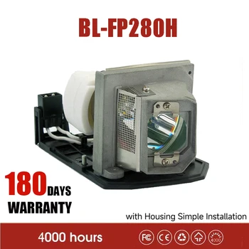 Сменная лампа проектора BL-FP280H для OPTOMA EX763 W401 X401 P-VIP 280/0.9 E20.8 Лампа с корпусом SP.8TE01GC01 Аксессуары