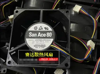 Sanyo Denki 109P0812P2C031 DC 12V 0.55A 80x80x32 мм 4-Проводной Серверный Вентилятор Охлаждения