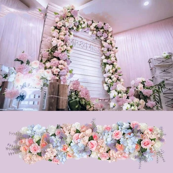 Свадебный реквизит Имитация цветов Стена Цветочный ряд Дорожная арка Дверь Круглый павильон Украшение Свадебная композиция Искусственные цветы
