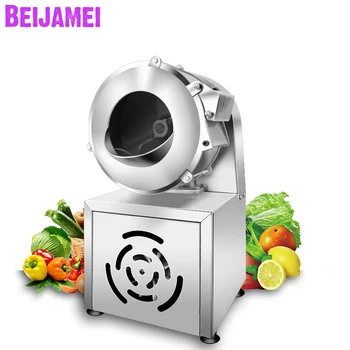 Электрическая шинковка картофеля BEIJAMEI, автоматическая машина для резки овощей, многофункциональная коммерческая машина для резки моркови и имбиря