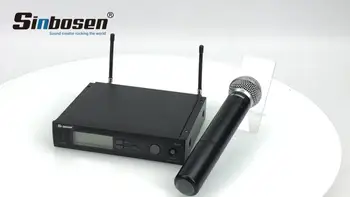 Беспроводная микрофонная система Sinbosen L-24/B-58 профессиональный УВЧ беспроводной певческий микрофон для караоке