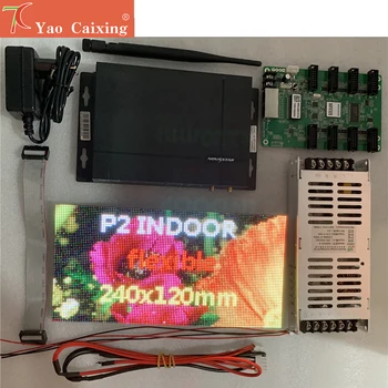 DIY Novastar Отправляющая Коробка P2 Flexbile Модуль MRV328 Приемная Карта Блок Питания Плата Управления Светодиодный Экран Дисплея