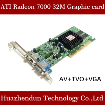 Бесплатная доставка, абсолютно новая видеокарта Sapphire ATI Radeon 7000 32M VGA/TVO/AV AGP