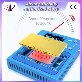 Интеллектуальная платформа предварительного нагрева AiXun, Сварочная станция для материнской платы, нагреватель для распайки iPhone X-14Pro Max