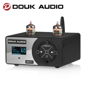 Douk Audio Mini GE5654 Ламповый USB DAC Bluetooth 5,0 Стереоприемник S/PDIF Цифроаналоговый преобразователь Усилитель для наушников 24 бит/192 кГц