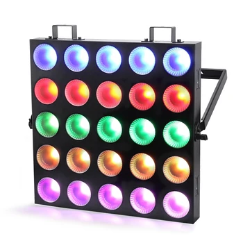 Профессиональный COB 25X10 Вт RGB 3 в 1 Американский пиксельный светодиодный сценический светильник/светодиодный точечный матричный светильник DJ Lighting