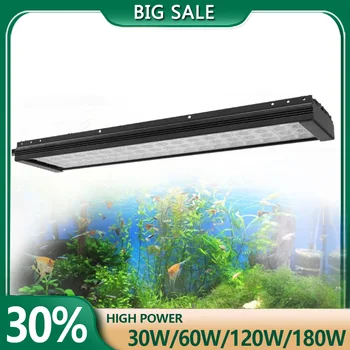 Аквариумная лампа 60 см-120 см для растений, Полный спектр света для аквариума, Аквариумная лампа для аквариума со светодиодной подсветкой для аквариумных растений